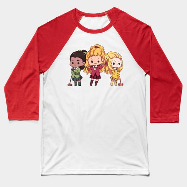 Heathers Baseball T-Shirt by beailish